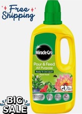 Miracle-Gro Pour Quality And Feed Liquid Plant Food, 1l | Free Postage | 10.80 per litre