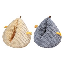 Cat Bed Hideaway Plush Cave