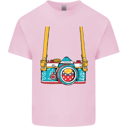 T-Shirt Per Bambini Con Fotocamera Intorno Al Collo Ragazzi E Ragazze - Picture 73 of 77