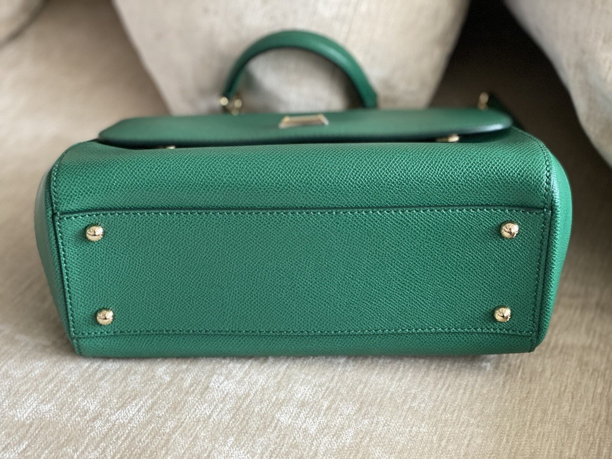 バッグ・カバンその他 Dolce&Gabbana Handbag Sicily medium green Dolce&Gabbana Medium Sicily Green Bag | eBay