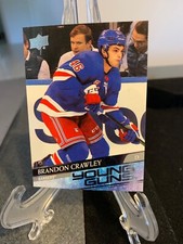 Brandon Crawley 2020-21 UD Young Guns #464 - New York Rangers