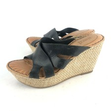 born siene wedge sandal black