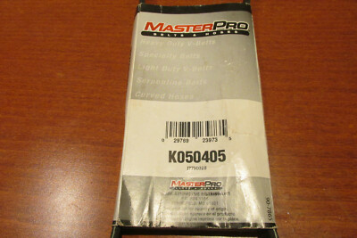  MASTER PRO K050405 Serpentine Belt 5 Ribs MASTERPRO FREE SHIPPING!