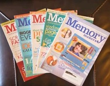 Memory Makers Magazine Lot Of 5 Vintage 2007 Issues Scrapbooking