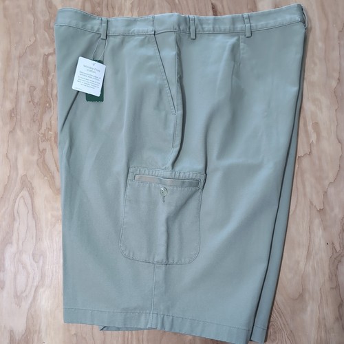 L.L. Bean Cargo Shorts Women's 20 Pale Green 39x9 Pockets Adjustable Waist - Picture 7 of 10