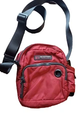 Kenneth Cole Reaction Red Black Modern Sport Shoulder Bag