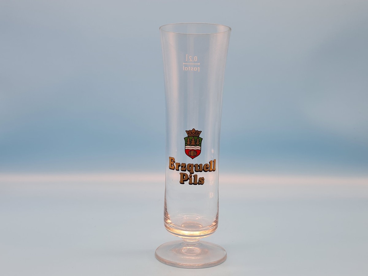 Erzquell Brauerei 0,2l rastal altes Bierglas Bier Glas Becher