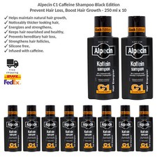 Alpecin C1 Caffeine Shampoo - Prevent Hair Loss, Boost Hair Growth 10 x 250ml