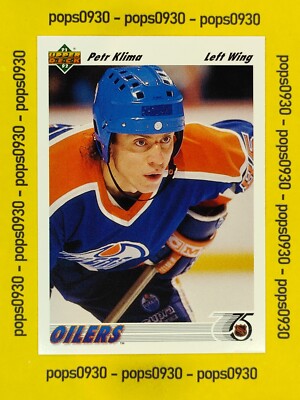 Petr Klima, Edmonton Oilers, 1991, Upper Deck, #111