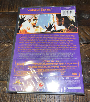 Salaam Bombay (DVD, 03) NEW Rare OOP Mira Nair World Films Hindi India