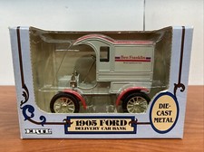 Ertl Ben Franklin Better Quality 1905 Ford Delivery Car Bank Die-Cast CV JD
