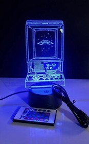 VECTREX 3D LED Acrylic Lighted Lamp 8 Colors+Remote (Show It Off)
