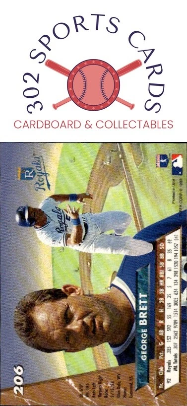 1993 Ultra #206 George Brett - Image 2 of 2