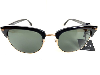 Authentic Polarized Dunhill SDH013 700Z Gold/Black/Green Men's Sunglasses Italy