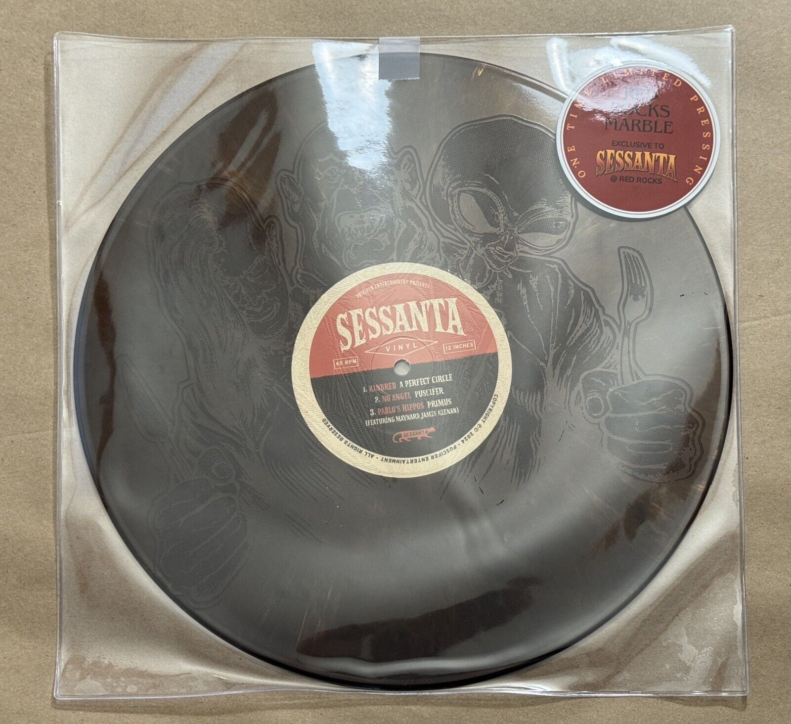 Sessanta Red Rocks Marble Vinyl Exclusive E.P.P.P Perfect Circle Puscifer Primus