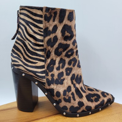 Studded Pointed Heel Ankle Boots | eBay