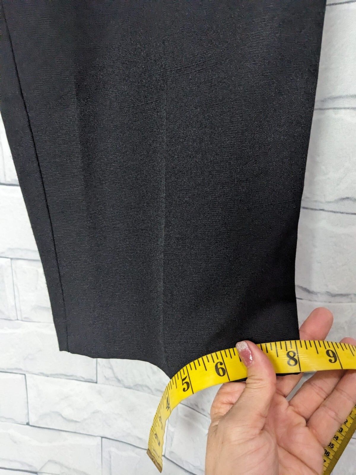 Jaclyn Smith Classics Women's Solid Black Pleated… - image 11