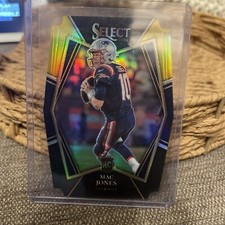 2021 NFL Select Premier DIE CUT BLACK AND GOLD PRIZM Mac Jones