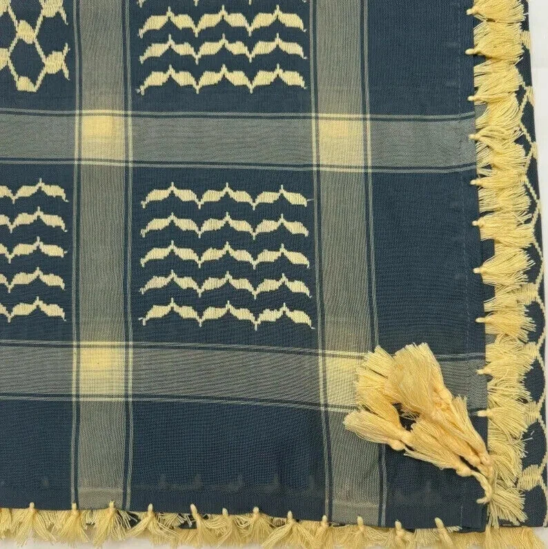 Coast Peace of the Mediterranean (Powder Blue/Sand) Arab Azure Keffiyeh