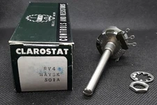 Clarostat RV4NAYSK501A 500 0hm 2 Watt Potentiometer 10% Tolerance