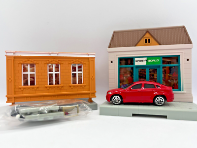 RMZ city 1:64 Diorama European house with BMW X6 car | eBay