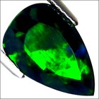 1.68 Ct Natural Ethiopian Black Opal Gemstone Pear Faceted Cut — photo 2