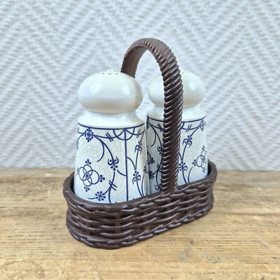 Vintage 1960s EMSA Salt & Pepper Shakers W Germany Saks Camping Set