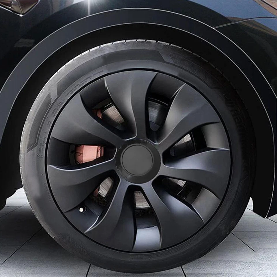 Tapacubos centrales universales para llantas de coche de 76 mm de diámetro 4 piezas accesorios negros Foto 4 de 4