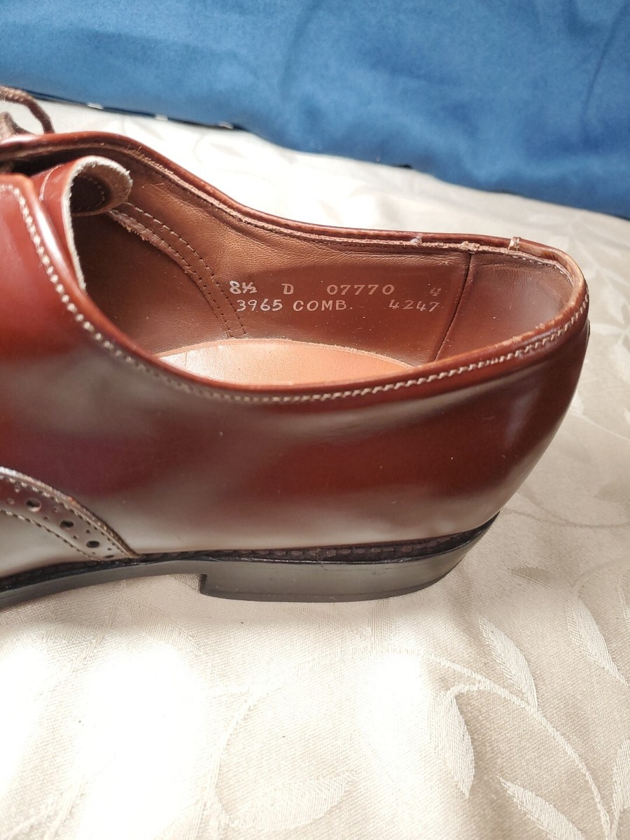 VINTAGE Allen Edmonds Danbury Burgundy Leather‎ Oxfords Men\'s Dress Shoes 8.5 D VINTAGE Allen Edmonds Danbury Burgundy Leather Oxfords Men main image 2