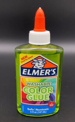 Elmer's Transparent Washable Color Glue 5oz Translucent Color Glue