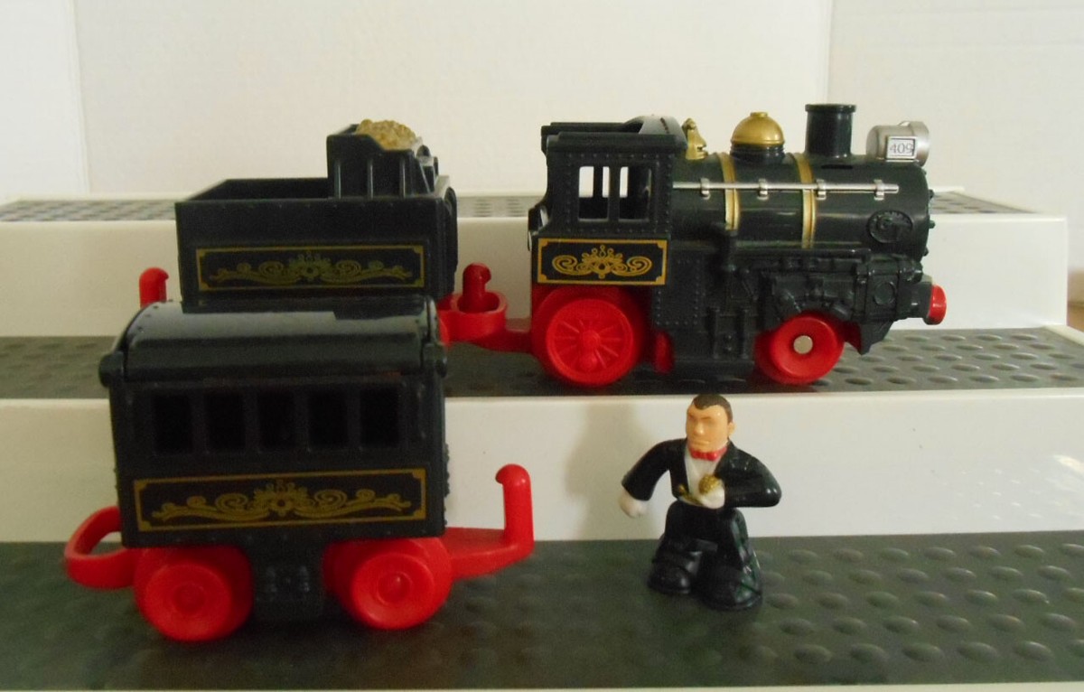 Fisher Price Geotrax Generous Team Sheffield Jenkins Black Engine