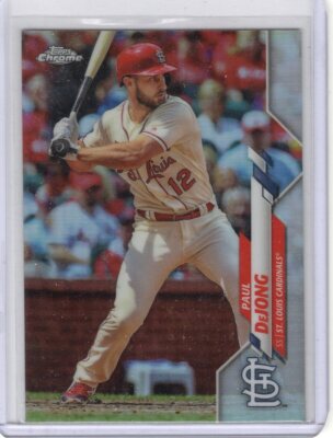 2020 Topps Chrome Refractor #178 Paul DeJong St. Louis Cardinals