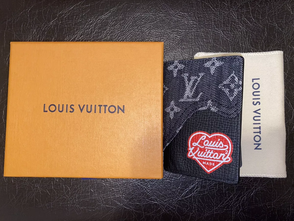 black and orange louis vuittons wallet