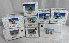 NEW Fitz & Floyd Charming Tails Lot Of 8 Beach Lake Water Sun Sand in Box