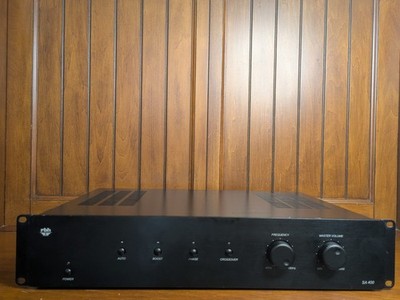 rbh SA 400 800W 2-Channel Power Amplifier Analog Black Stereo RCA Banana Outputs