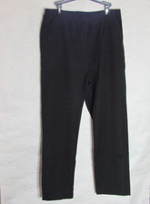 Black Haband Womens's elastic pants with two front pockets Sz 12A