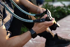 Camera Rope Strap Digital Glacier Blue Teal w/ Peak Design Anchors Handcrafted