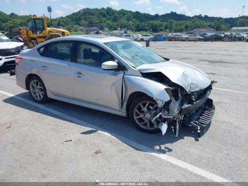 Used Right Door Mirror fits: 2015 Nissan Sentra Power w/turn signals LED SR Righ