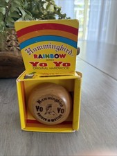 Vintage Hummingbird Nature In Motion Wood YoYo