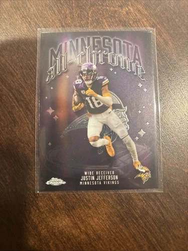 2025 Topps Chrome Justin Jefferson Base (RAW)