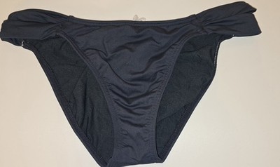 O'Neill Navy Solid Bikini Bottom Lined Moderate Coverage Swimwear M SO7474005