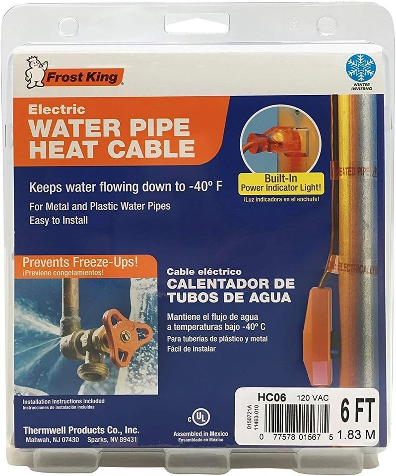 Electric Heat Cable Kit 24ft Black - Image 4 of 4