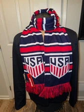 Ruffneck Official Icon Sports U.S. Soccer Scarf Licensed USA National Team NWT
