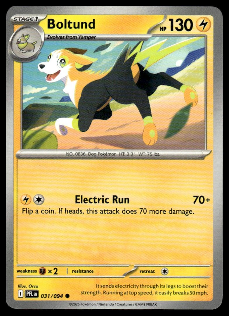 Pokemon Phantasmal Flames #031/094 Boltund