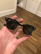 Authentic Ray-Ban Clubmaster Sunglasses - Used