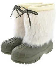 CELINE Boots GreenxWhite EU37 Approx. 23.5cm 2200662054153