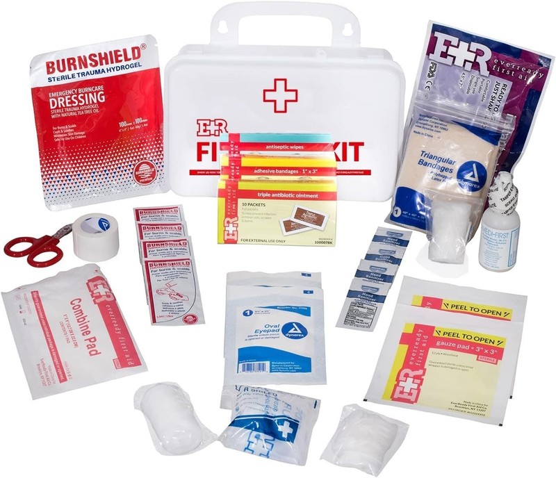 Ever Ready First Aid Basic Ansi First Aid Kit Class A Plastic Case 10-40 Person