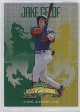 2024 Panini Crusade Crusade Green Prizm 37/250 Jake Gelof #43 b4d