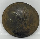 Antique 1830-40s US Miltary Artillery Uniform Metal Button Eagle "A" Pre Civil