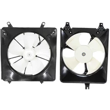 Radiator Cooling Fan and A/C Condenser Cooling Fan For 1998-2002 Honda Accord